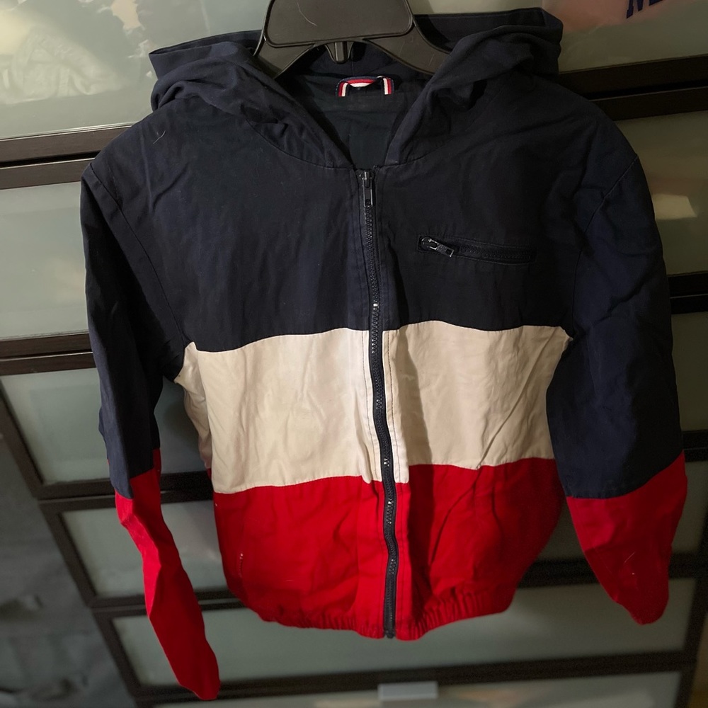 Brandy jacket color block